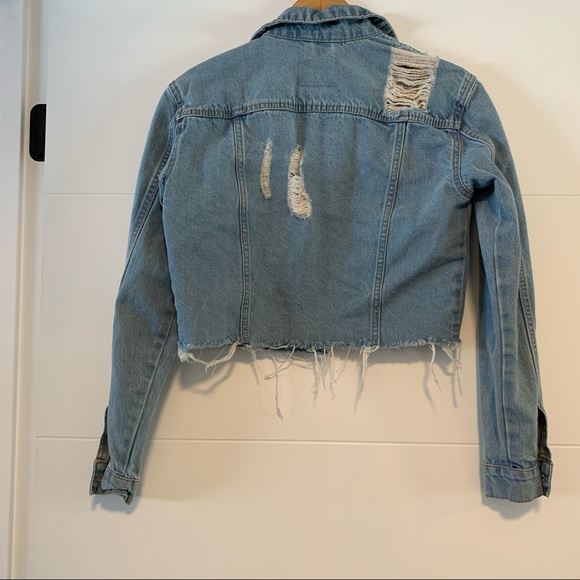 Bluenotes | Distressed Crop Jean Jacket - Picture 8 of 13
